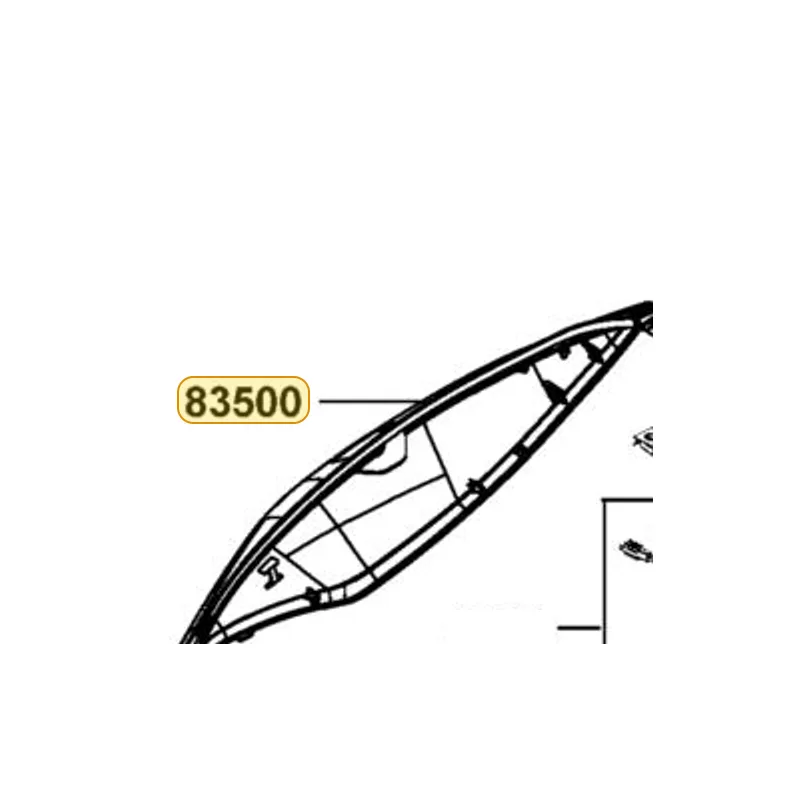 83500-LKF5-E00-JEP COVER R.. BODY — diagram cutout