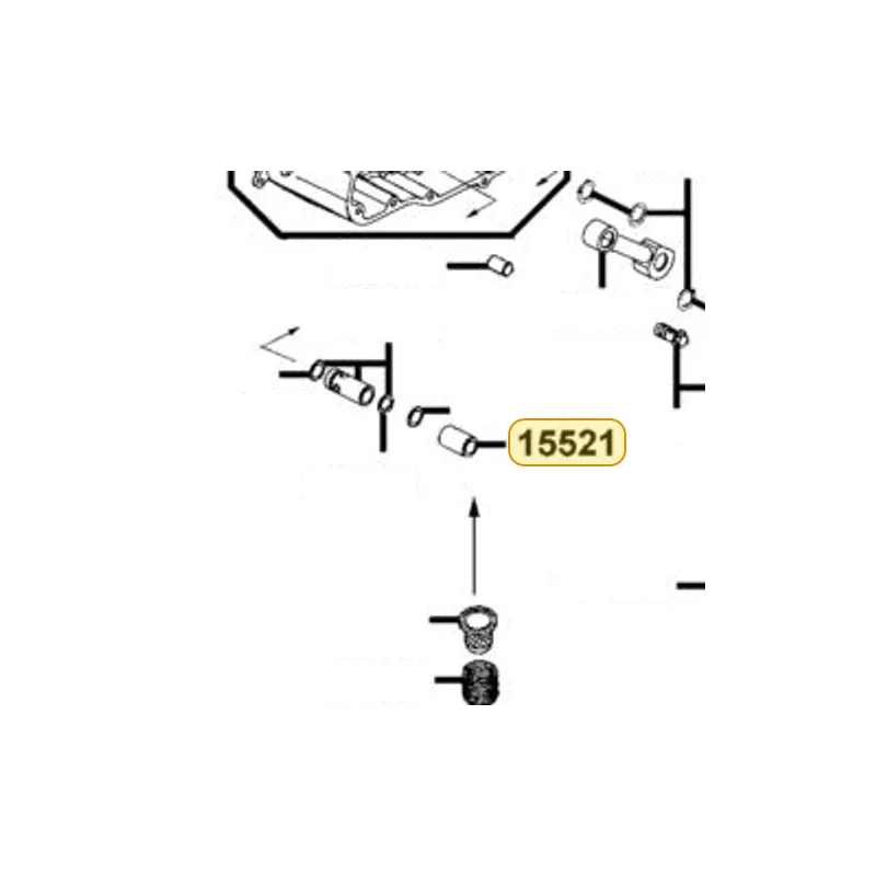 15521-LBA2-E00 COLLAR OIL — diagram cutout