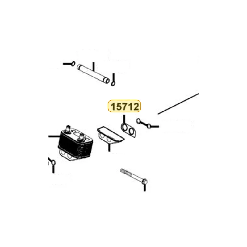 15712-LBA2-E00 GASKET OIL WATER HEAT EXCHANGER — diagram cutout