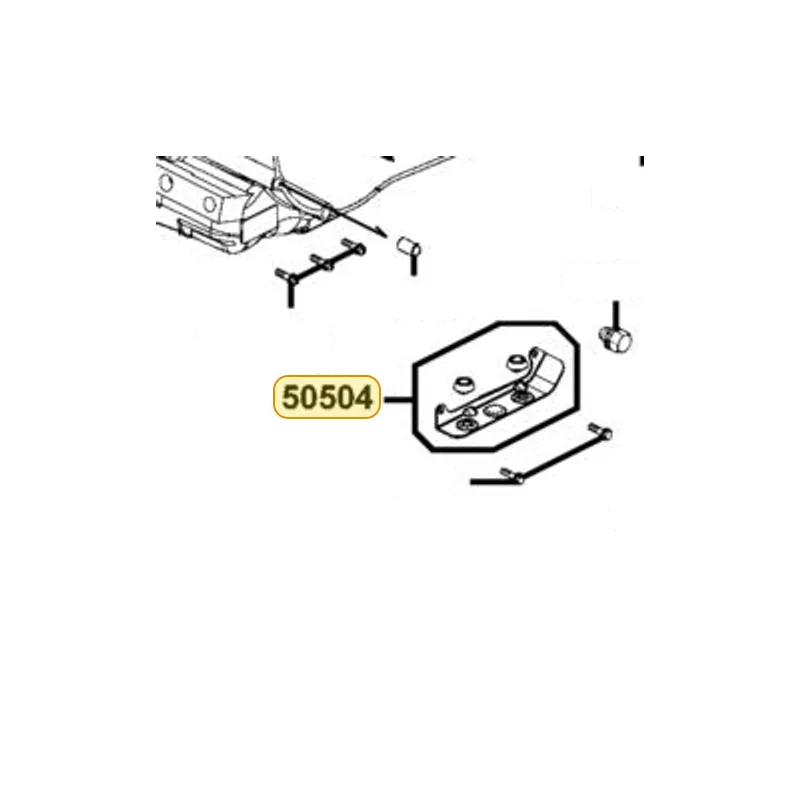 50504-LBA2-E00 STAND MAIN STOPPER — diagram cutout