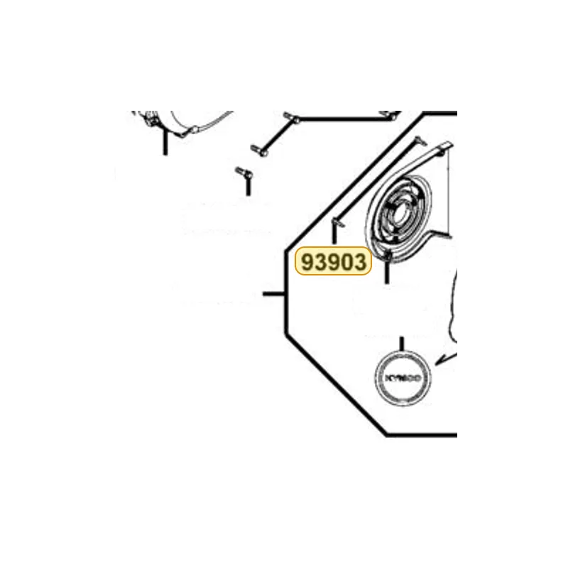 93903-34580 SCREW TAPPING 4*20 — diagram cutout