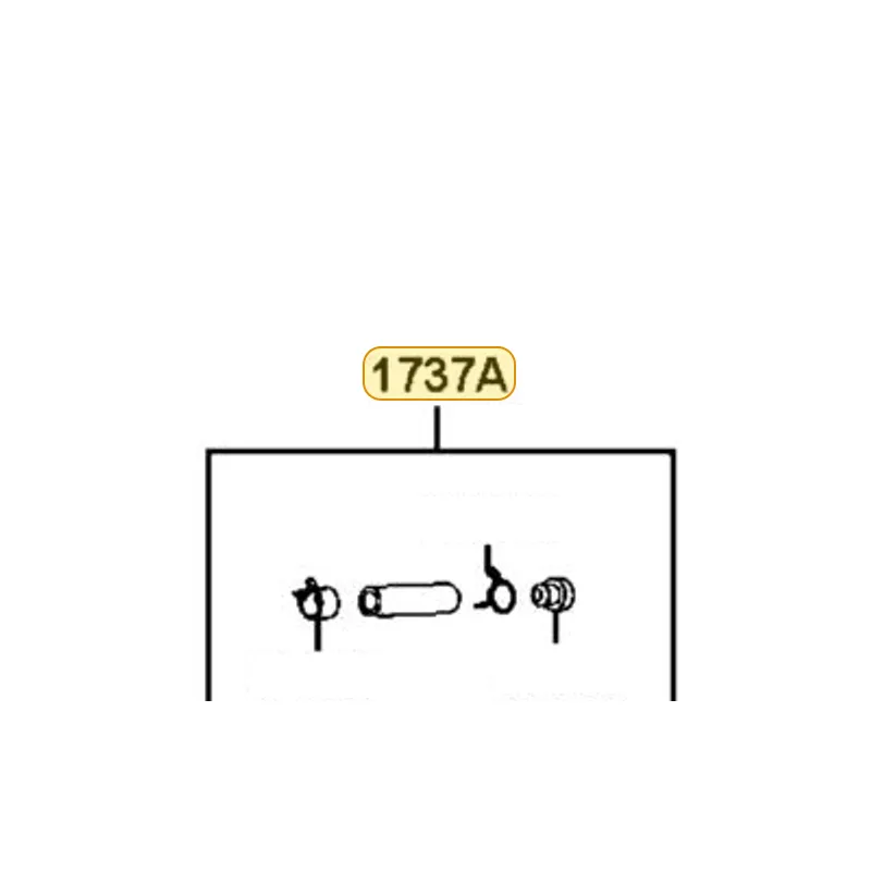 1737A-LKF5-E01 V TUBE ASSY — diagram cutout