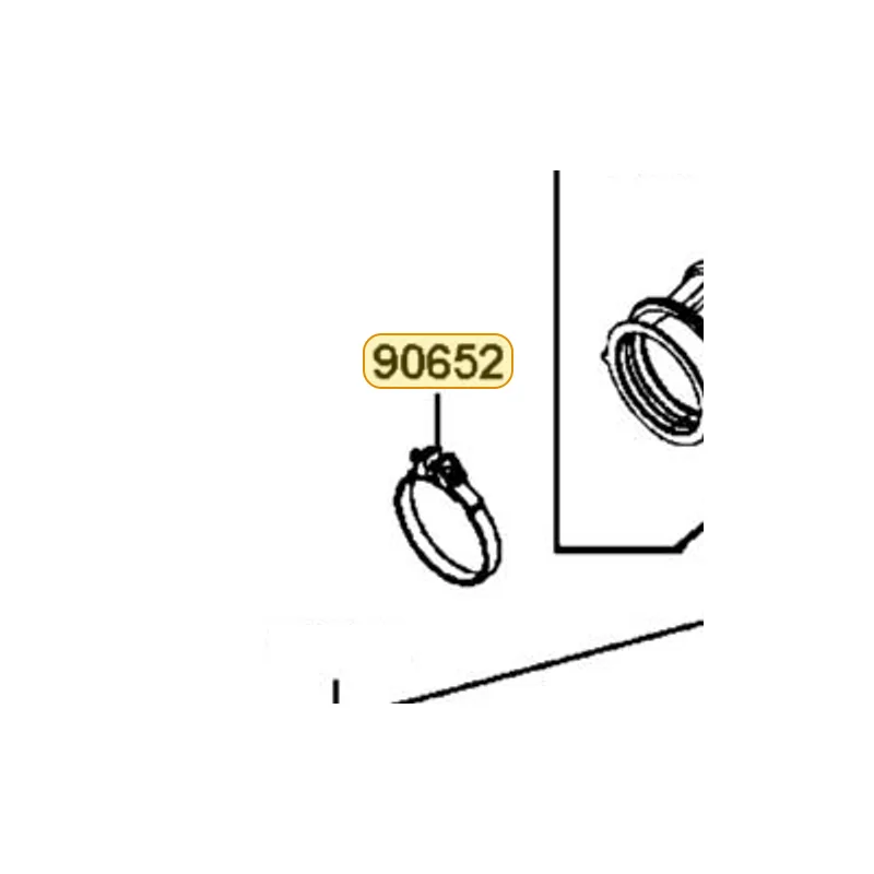 90652-LKF5-E00 CLAMP (54) — diagram cutout