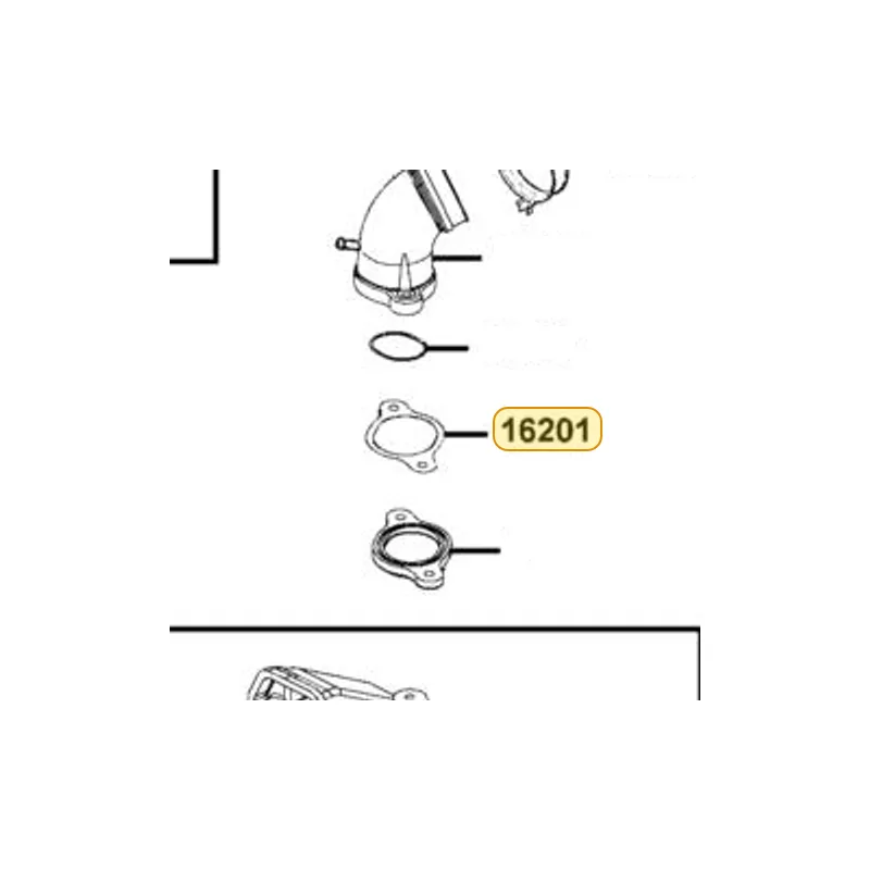 16201-LBA2-E00 GASKET, CARB INSULATOR A — diagram cutout