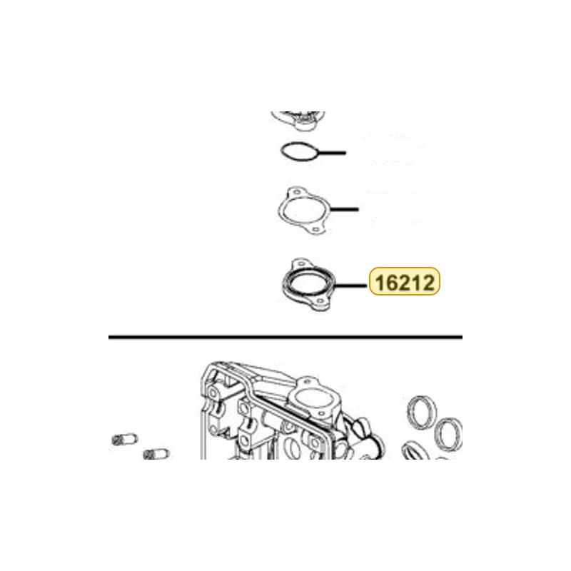 16212-LBA2-E00 INSULATOR INLET PIPE — diagram cutout
