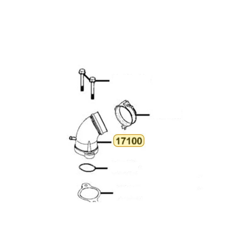 17100-LBA2-900 PIPE COMP INLET — diagram cutout