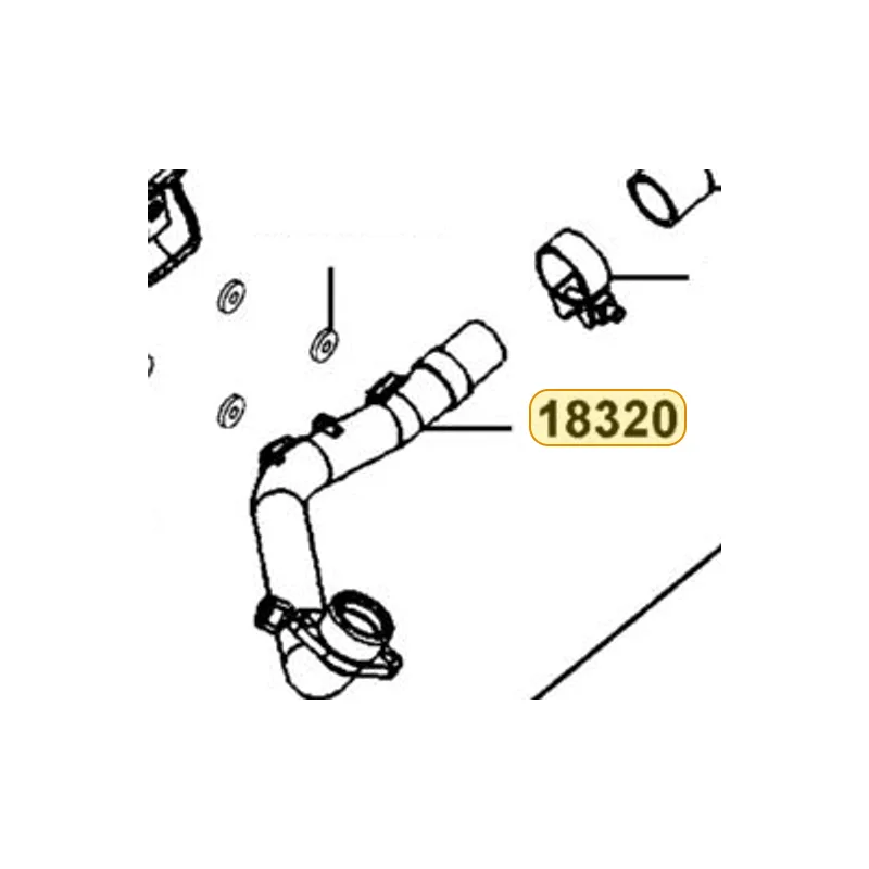 18320-LKF5-E00 PIPE COMP.. EXHAUST — diagram cutout