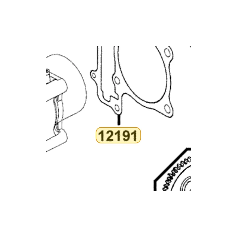 12191-LBA2-E00 GASKET CYLINDER A — diagram cutout