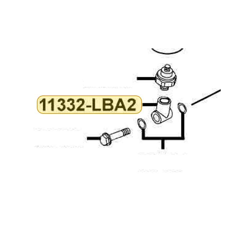 11332-LBA2-E00 JOINT COMP PRESSURE GAUGE — diagram cutout