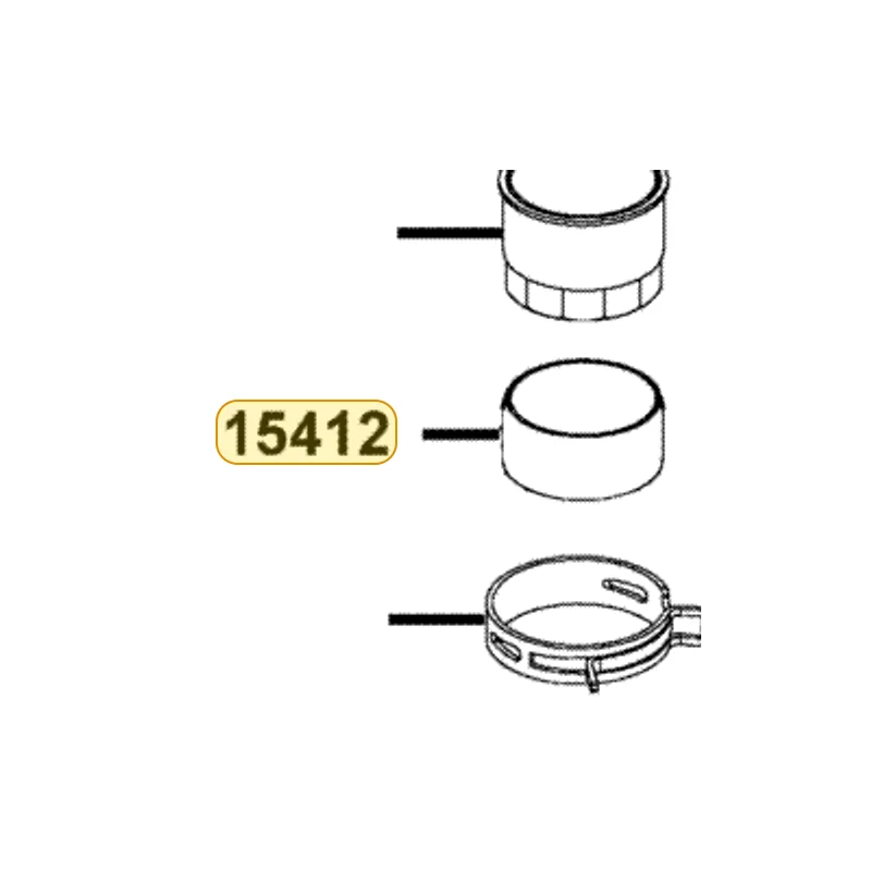15412-LBA2-E00 RUBBER OIL FILTER — diagram cutout