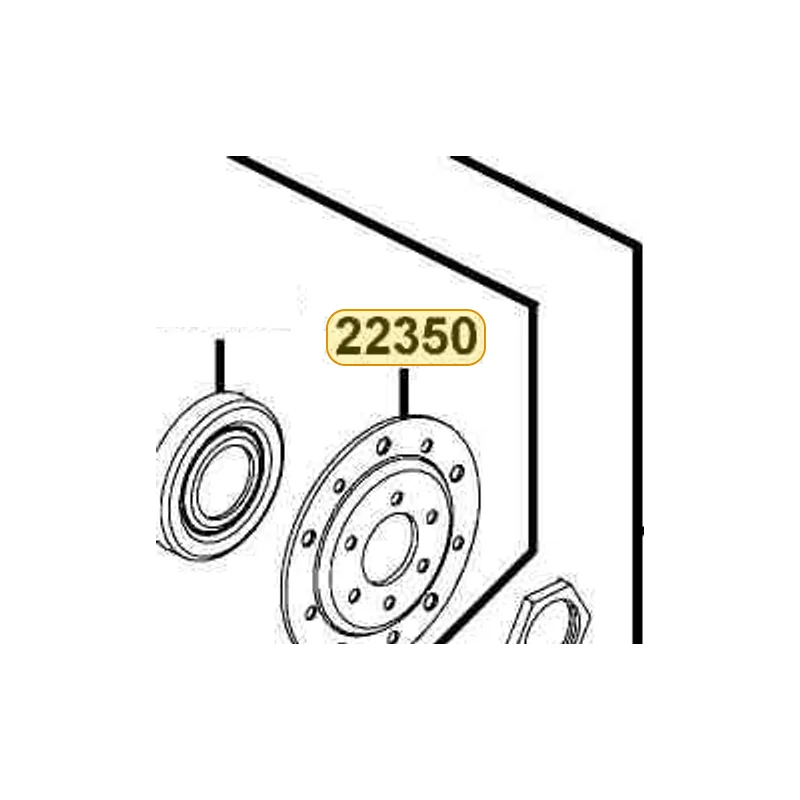 22350-LBA2-E00 PLATE COMP DRIVE — diagram cutout