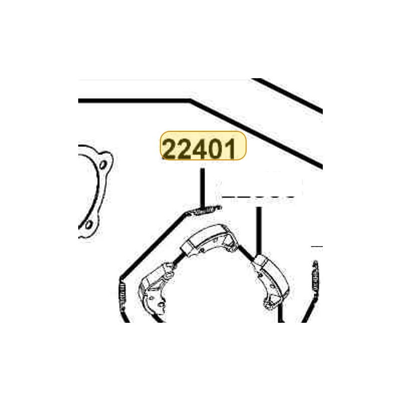 22401-LBA2-E00 SPRING CLUTCH — diagram cutout