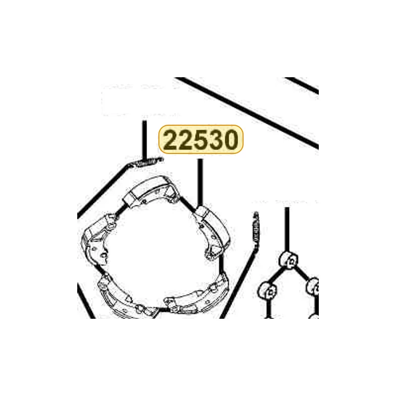22530-LBA2-E00 WEIGHT CLUTCH — diagram cutout