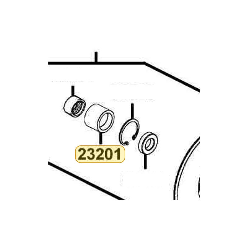 23201-LBA2-E00 COLLAR BRG — diagram cutout