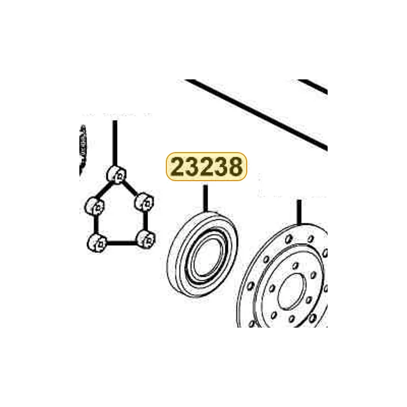 23238-LBA2-E00 COLLAR SPG — diagram cutout