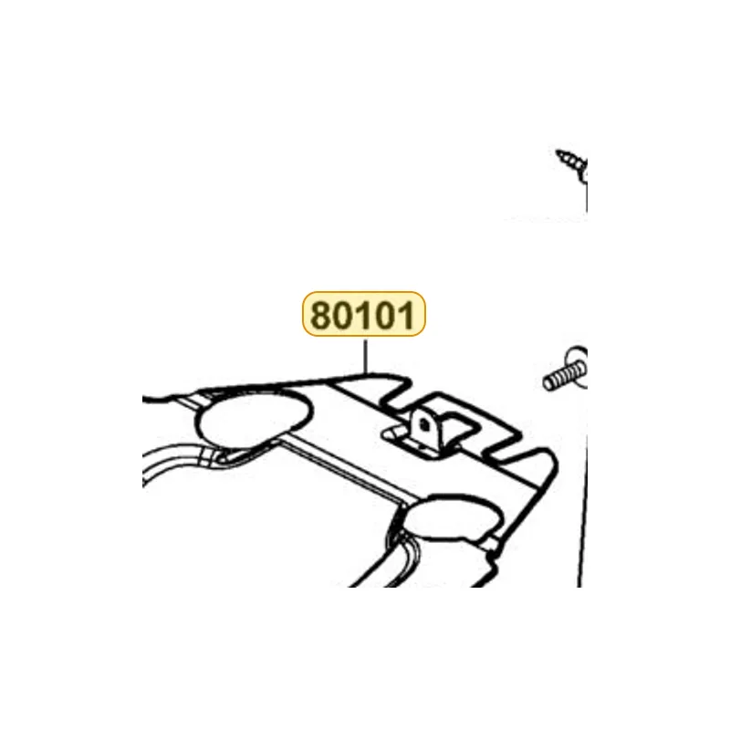 80101-LKF5-E00-N1R FENDER RR. INNER (Black) — diagram cutout