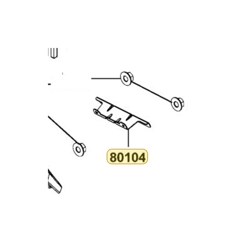 80104-LKF5-E00 STAY.NO.PLATE — diagram cutout