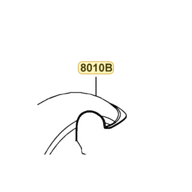 8010B-LKF5-E00-N1R FENDER ASSY.RR TIRE (Black) — diagram cutout