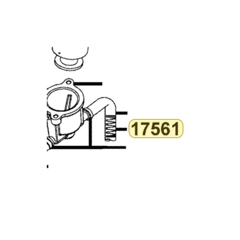 17561-LDG7-900 SPG PROTECTOR WATER HOSE — diagram cutout