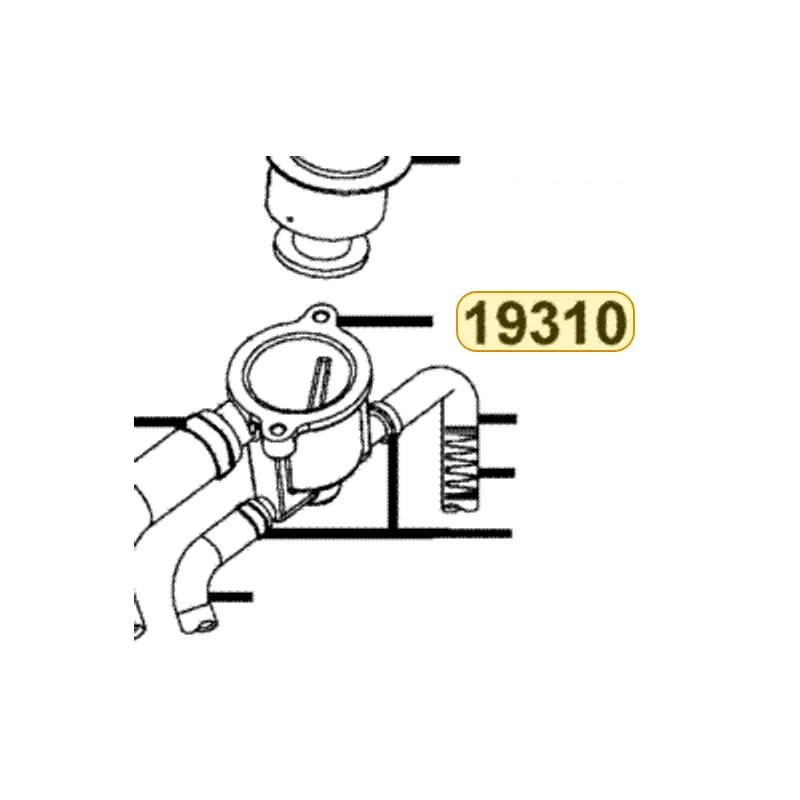 19310-LBA2-E00 CASE COMP THERMOSTAT — diagram cutout