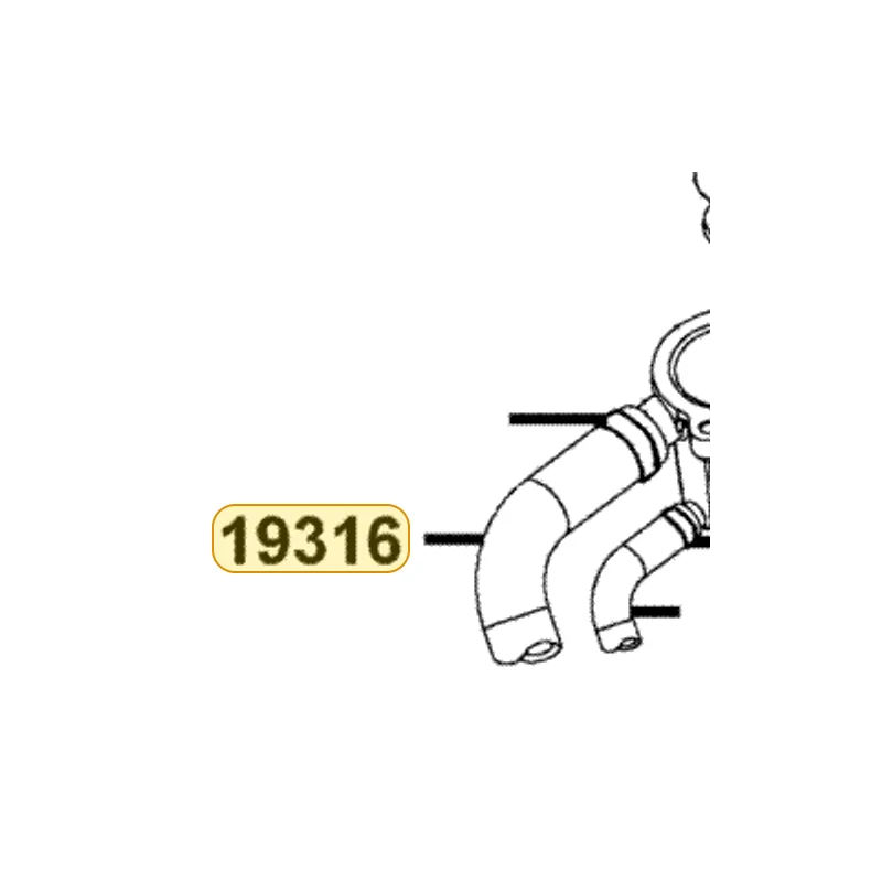 19316-LBA2-E00 HOSE THERMOSTAT — diagram cutout