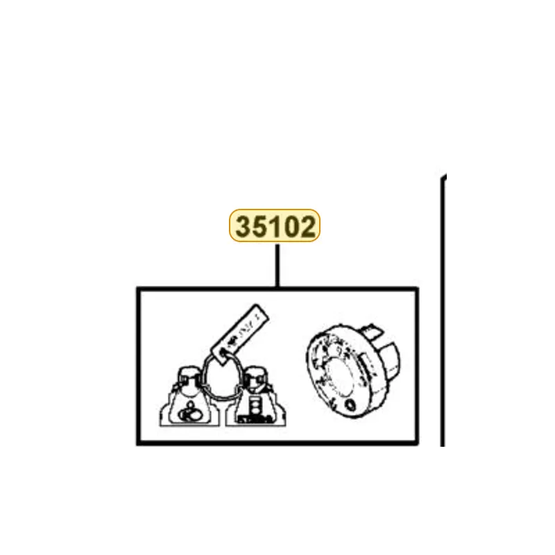 35102-LKF5-315-M2 SHUTTER MAGNETIC LOCK — diagram cutout