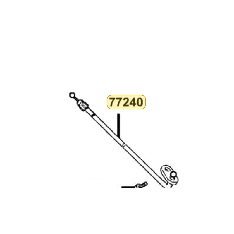 77240-LKF5-E00 CABLE ASSY. SEAT LOCK — diagram cutout