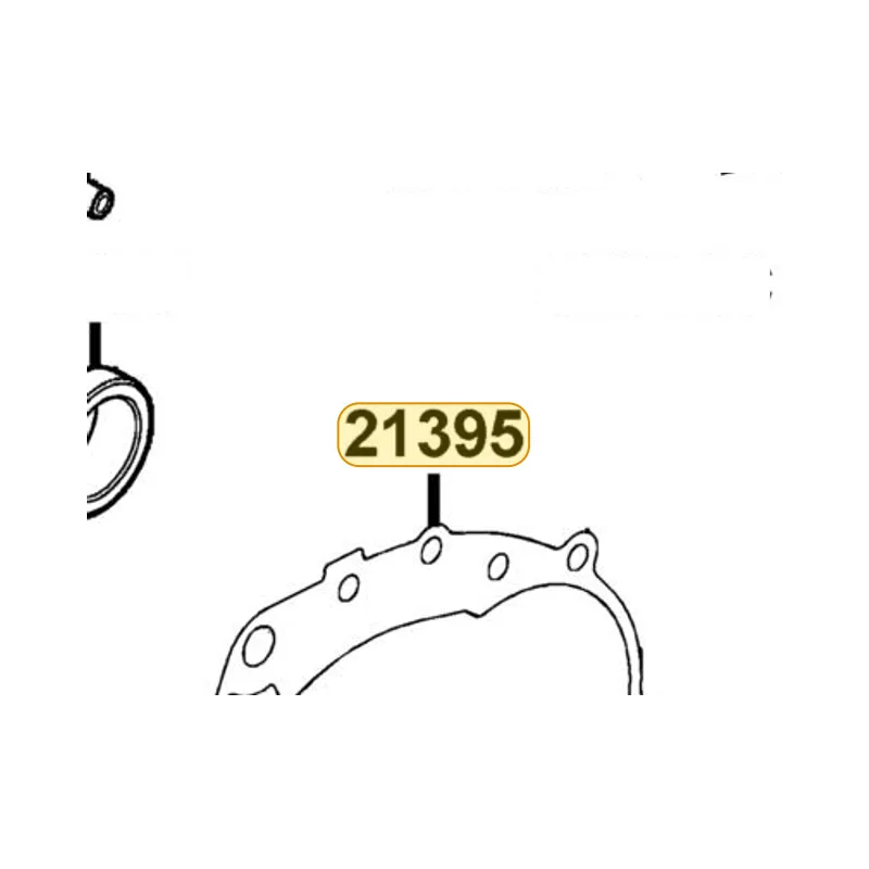 21395-LBA2-E00 GASKET MISSION COVER A — diagram cutout