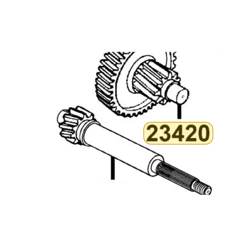 23420-LBA2-E00 SHAFT COMP COUNTER — diagram cutout