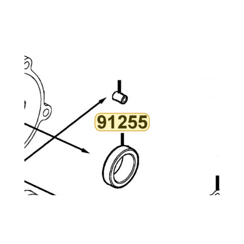 91255-LBA2-E00 OIL SEAL 38*50*7 — diagram cutout