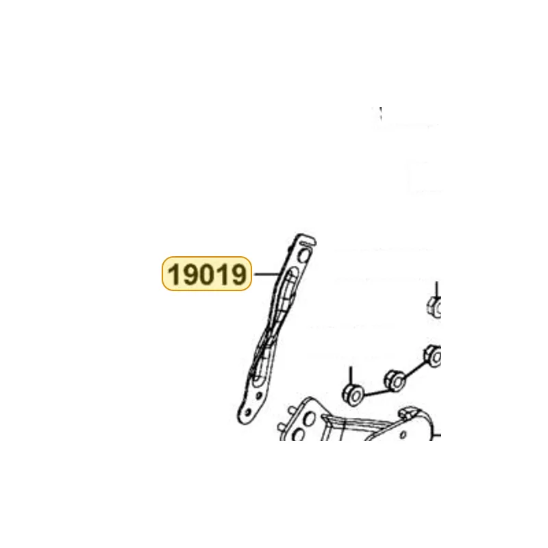 19019-LKF5-E00 STAY.RADIATOR UNIT — diagram cutout