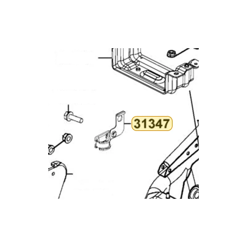 31347-LKF5-E00 CLAMPER. SPEED SENSOR — diagram cutout