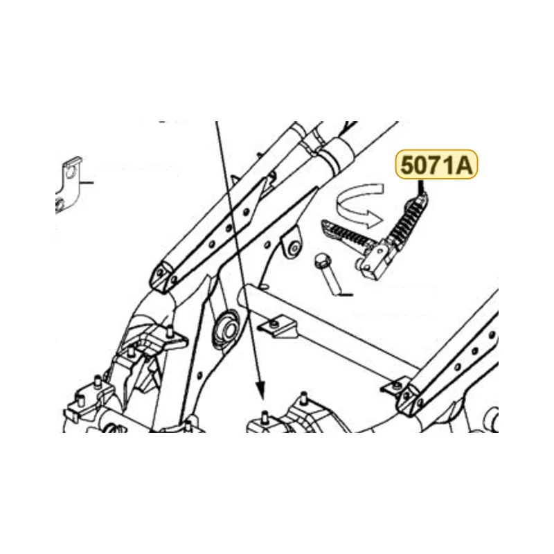 5071A-LKF5-E0B BAR R ASSY RR STEP — diagram cutout