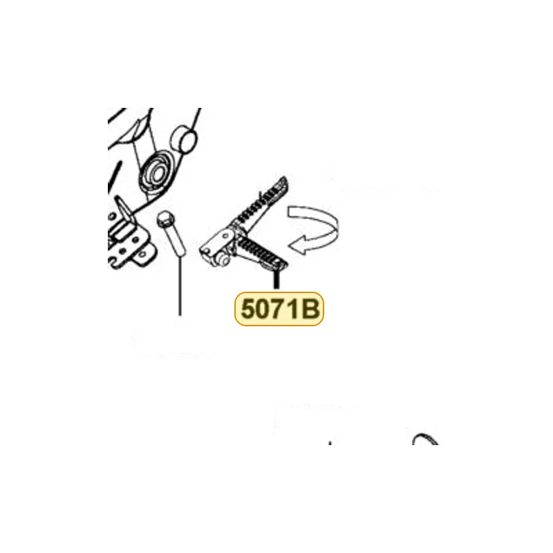 5071B-LKF5-E0B BAR L ASSY RR STEP — diagram cutout