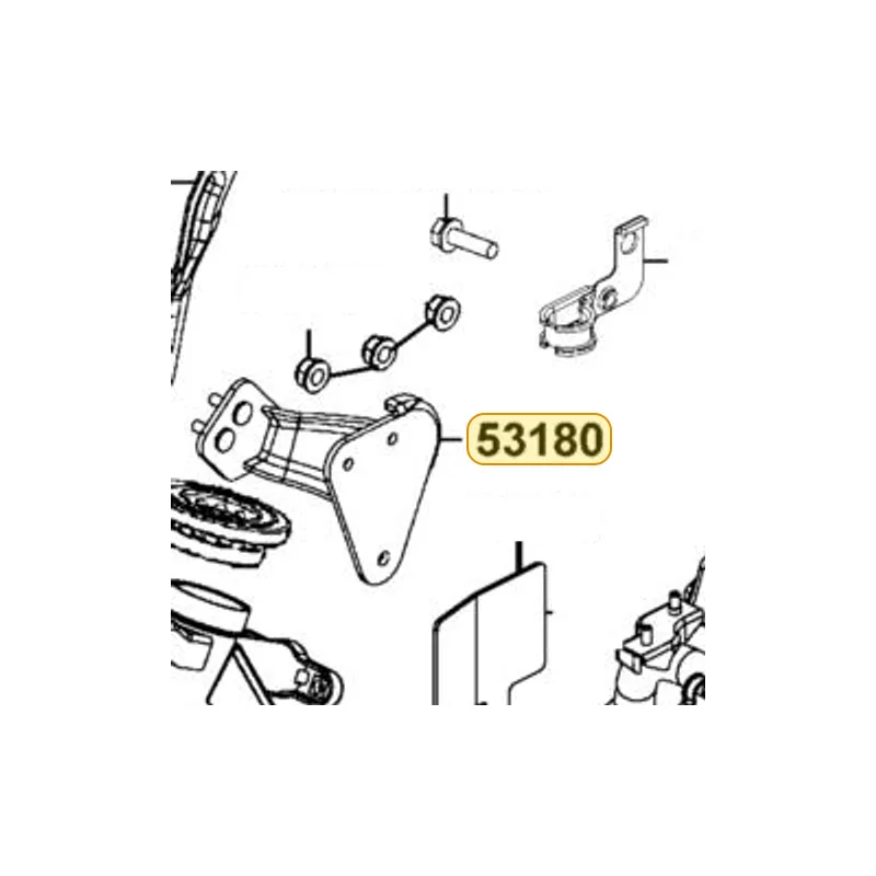 53180-LKF5-E00 STAY COMP.. PARKING BRAKE — diagram cutout