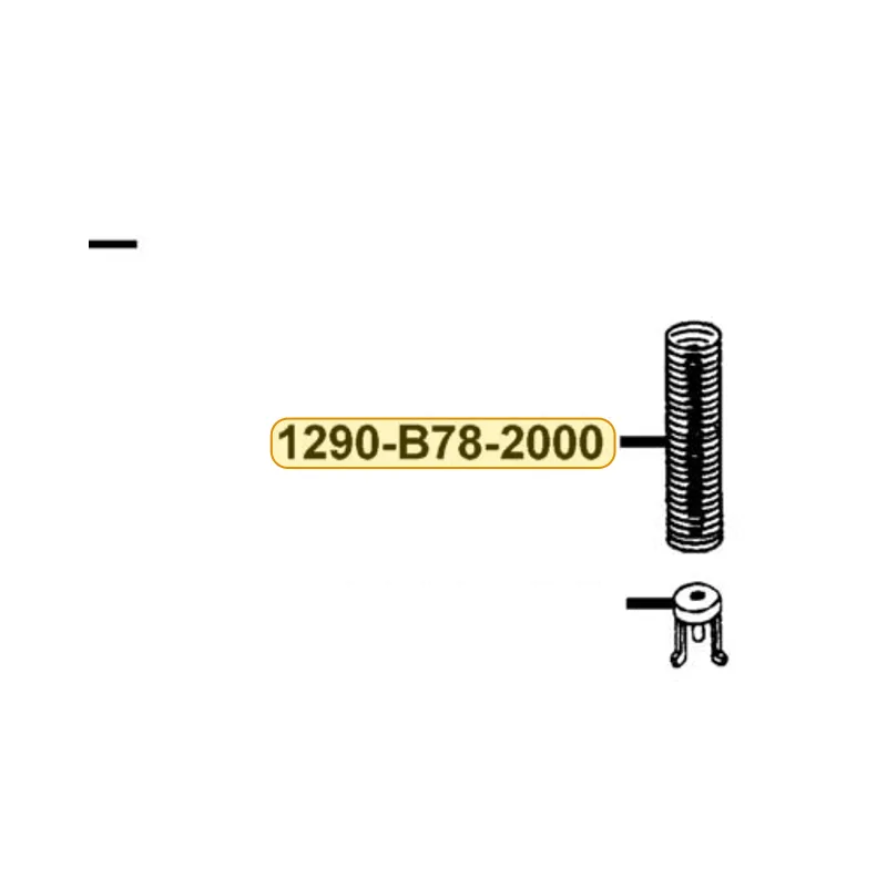 1290-B78-2000 COIL SPRING — diagram cutout