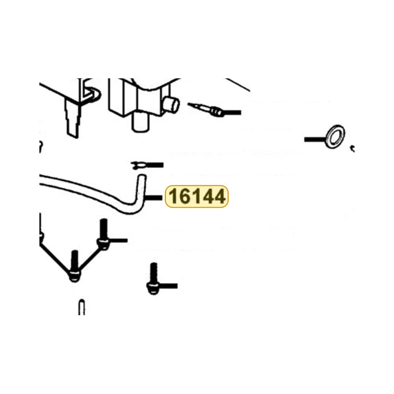 16144-KG0-8910-M1 TUBE RUBBER — diagram cutout