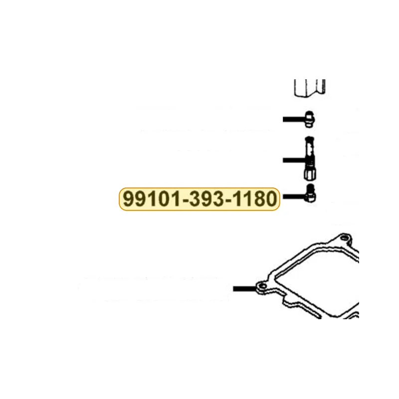 99101-393-1180 MAIN JET — diagram cutout