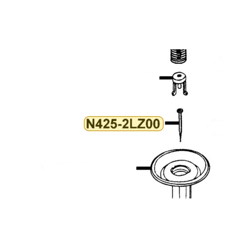 N425-2LZ00 NEEDLE COMP JET — diagram cutout