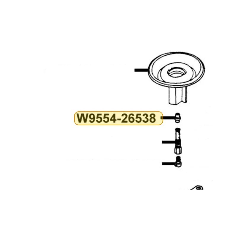 W9554-26538 NEEDLE JET — diagram cutout