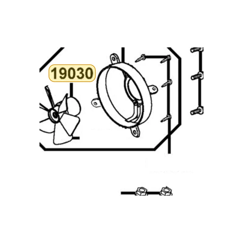 19030-LBA2-E00 MOTOR ASSY FAN — diagram cutout