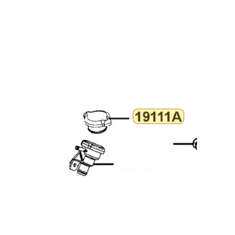 19111-PRB3-90B CAP COMP RADIATOR — diagram cutout
