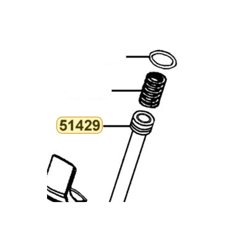 51429-LKF5-E00 PIPE SEAT COMP — diagram cutout