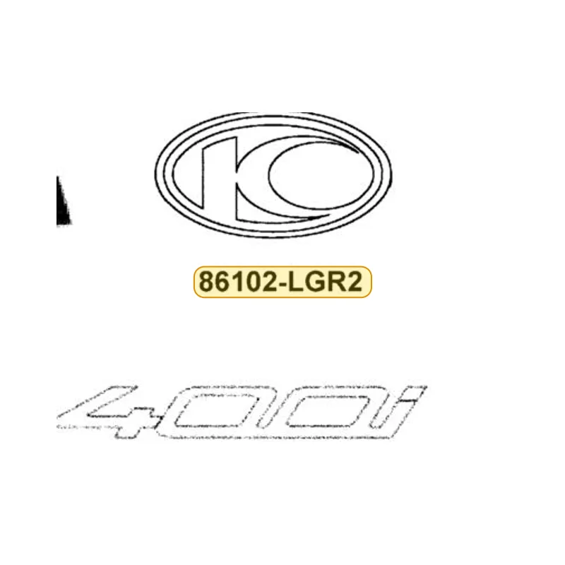 86102-LGR2-E00-T02 EMB K-LOGO'38mm — diagram cutout