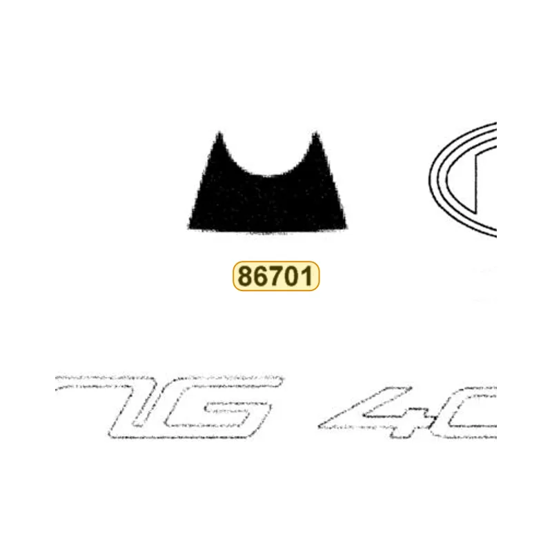 86701-LKF5-E00-T01 STRIPE COVER TUNNEL — diagram cutout