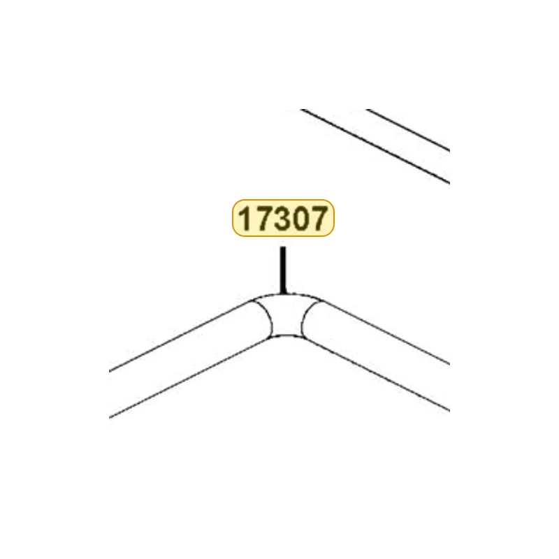 17307-LKF5-900 TUBE ASSY. — diagram cutout