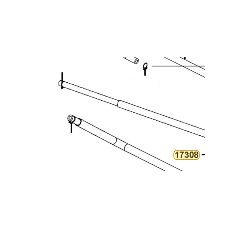 17308-LKF5-900 CLAMP. TUBE — diagram cutout