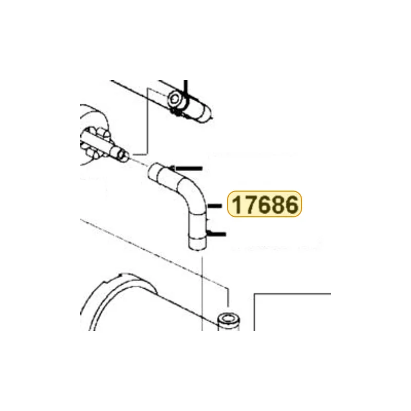 17686-LKF5-E03 TUBE FUEL FILLER — diagram cutout