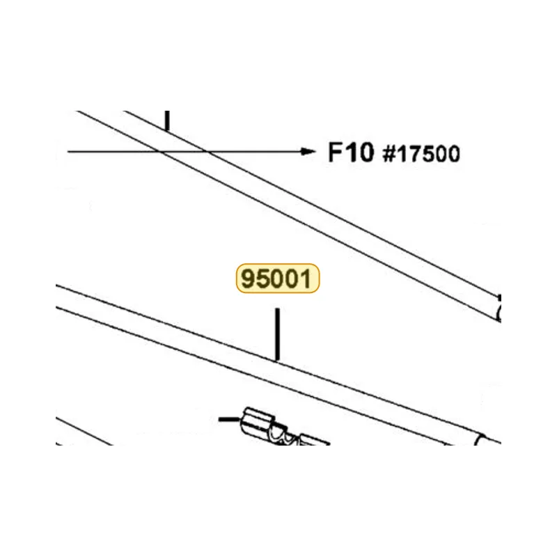 95001-LKF5-E03 TUBE ASSY — diagram cutout