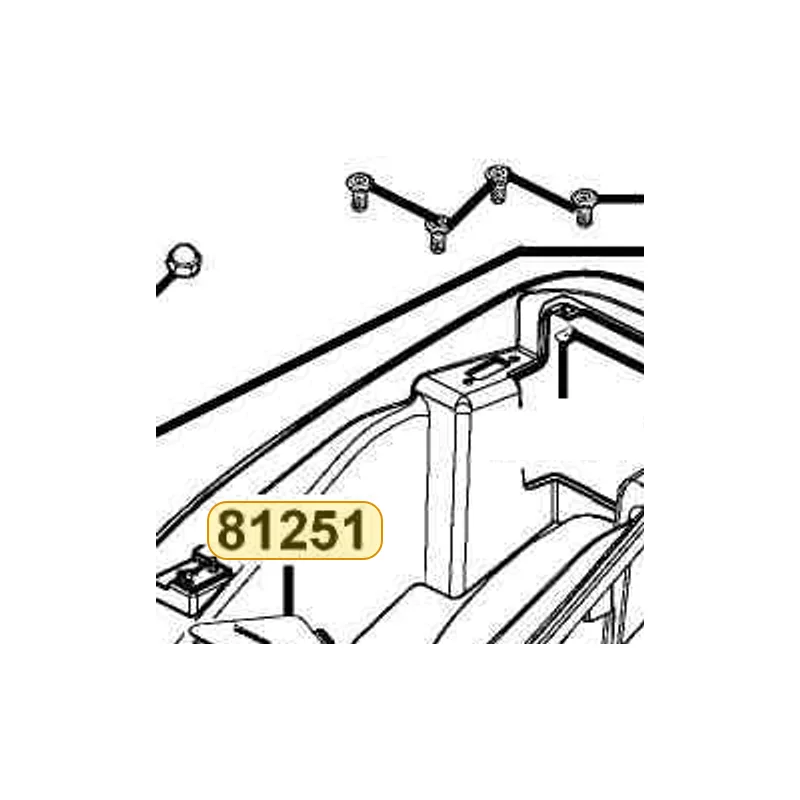 81251-LBA2-E00 COVER CARB MAINT — diagram cutout